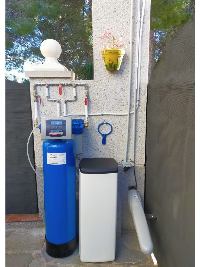 Instalación descalcificador exterior